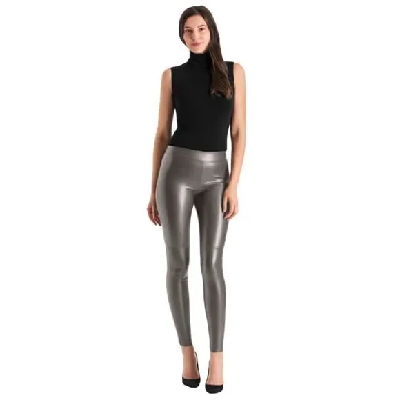 NWT Wolford Estella Faux Vegan Leggings Sz 12